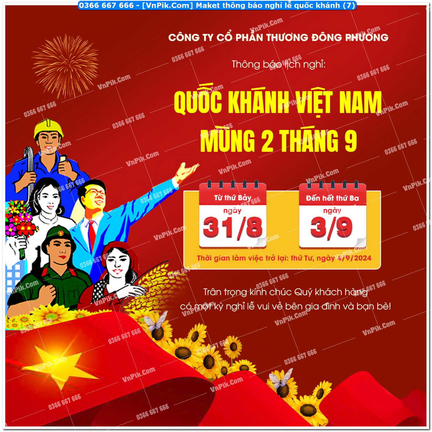 Maket thông báo nghỉ lễ quốc khánh (7)